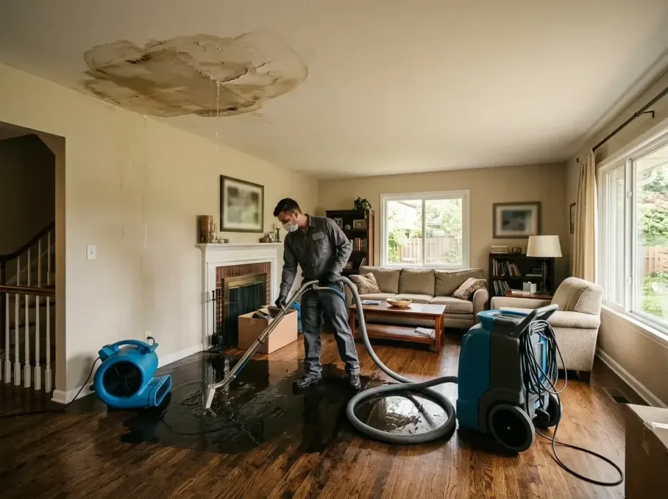 attic-pipe-burst-ceiling-drip-008 — frequently asked questions, Water Damage Restoration & Carpet Care in Hellertown, PA